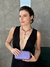 Colar Feminino Gravatinha Pedras Fusion Banhado no Rodio Negro - Lambrine Joias