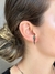 Brinco Feminino Ear Hook Banhado no Rodio Negro