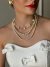 Colar Choker Feminino Pérolas Banhado Ouro 18k - comprar online
