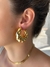 Brinco de Argola Croissant Banhado Ouro 18k na internet
