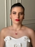 Conjunto Fusion Coral no Rodio Branco - loja online