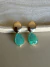 Brinco Feminino Pedras Fusion Turmalina Banhado no Ouro 18k - comprar online