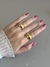 Anel Feminino Liso Banhado Ouro 18k na internet