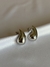 Brinco Feminino Gota Banhado no Rodio Branco - comprar online