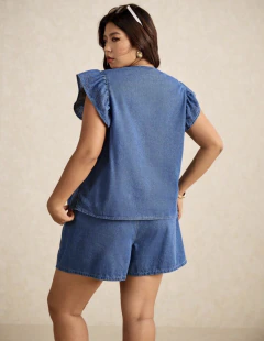 Conjunto Jeans SHEIN (NOVO) 48/50 - Power Plus Size