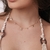 Colar Chocker ostras e ponto de luz - comprar online