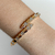 Bracelete Serpente cravejado