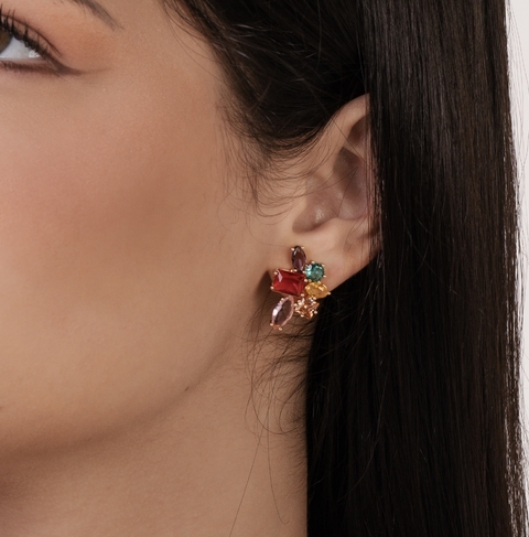 Brinco cristal luxo - comprar online