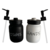 SET DE CERAMICA 2 PIEZAS AVÁ (BLANCO/NEGRO) - comprar online