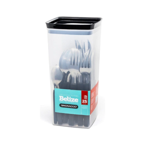 SET DE 24 CUBIERTOS BELIZE EN FRASCO PLASTICO - VARIOS COLORES - tienda online