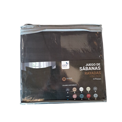 JUEGO DE SÁBANAS SOFT HOME PREMIUM 90 GRAMOS KING SIZE 4 PIEZAS - comprar online