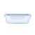 TUPPER RECTANGULAR DE VIDRIO C/ TAPA AJUSTABLE (14,5 X 20 CM) en internet