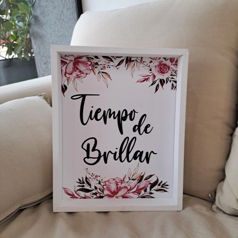 CUADRO CAJA 20 X 25 (TIEMPO DE BRILLAR)