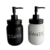 SET DE CERAMICA 2 PIEZAS AVÁ (BLANCO/NEGRO)