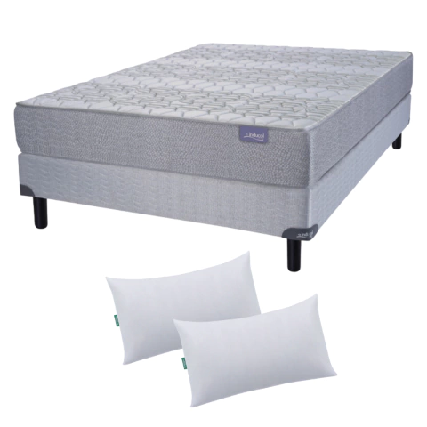 PROMO CONJUNTO LINEA DORADA PREMIUM 1.40 X 1.90 + 2 ALMOHADAS DE REGALO