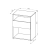 MESA DE LUZ CLASICA 1 CAJON (DML1C)