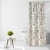 CORTINA DE BAÑO DE TEFLÓN C/ GANCHO - CITY BLANCO - tienda online