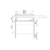 MESA DE LUZ MODERNA CON BASE DE METAL (MLM050) - Dilan Home