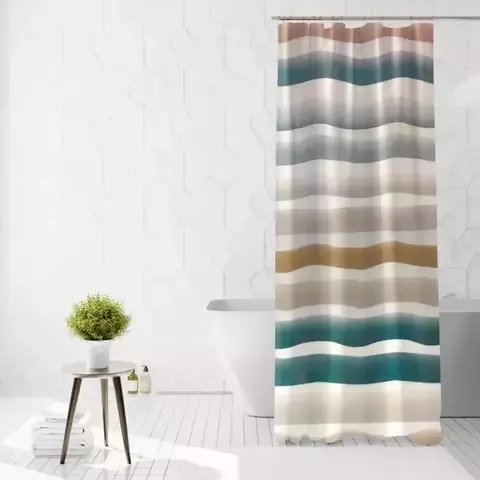 CORTINA DE BAÑO DE TEFLÓN C/ GANCHO - CITY BLANCO - Colchones King Koil, Muebles y Sofás en Misiones | Dilan Home