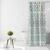CORTINA DE BAÑO DE TEFLÓN C/ GANCHO - CITY BLANCO - tienda online