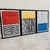 SET 3 CUADROS - ABSTRACTO LINES COLORS (23 X 33 CM)