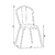 Imagen de SILLA MADISON X 2 UNIDADES