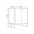 VAJILLERO BUFFET STEEL 2 PUERTAS INDUSTRIAL - comprar online
