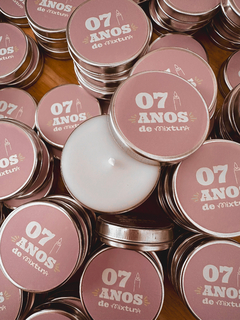 Mini Vela Lata 20g | Personalizada