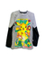 Remera de Algodón Manga Larga Pokémon PIKACHU Gris GOLW - Brilla En La Oscuridad - comprar online