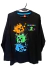 Remera de Algodón Manga Larga MINECRAFT NEGRO - Doble Estampa - comprar online