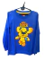 Remera de Algodón Manga Larga MIKE CRACK Azul - Estampada - comprar online