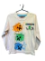 Remera de Algodón Manga Larga MINECRAFT BLANCO - Doble Estampa - comprar online