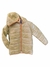 Campera Abrigada Inflada Con Capucha Verde Agua Nena - comprar online