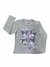 Remera de Algodón Manga Larga KUROMI x4 Gris - Estampada