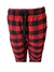 Pantalón A Cuadros INVIERNO Niños - Rojo y Negro - en internet