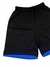 Short Bermuda de Algodón Liso Nene - Negro con borde azul - comprar online