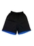 Short Bermuda de Algodón Liso Nene - Negro con borde azul