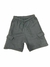 Short Bermuda Cargo Rústico Nene Con Bolsillos y Cordón Negro