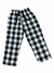 Pantalón a Cuadros Niños Verano - Blanco y Negro