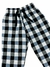 Pantalón a Cuadros Niños Verano - Blanco y Negro - comprar online