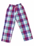 Pantalón a Cuadros Niños Verano - Turquesa, Violeta y Rosa