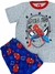Pijama de Algodón Verano SPIDERMAN cuerpo - Brilla en la oscuridad - MIMUNDOBA