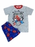 Pijama de Algodón Verano SPIDERMAN cuerpo - Brilla en la oscuridad en internet