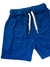 Short Bermuda Colegial Rústico-Verano Azul Con Bolsillos y Cordón en internet