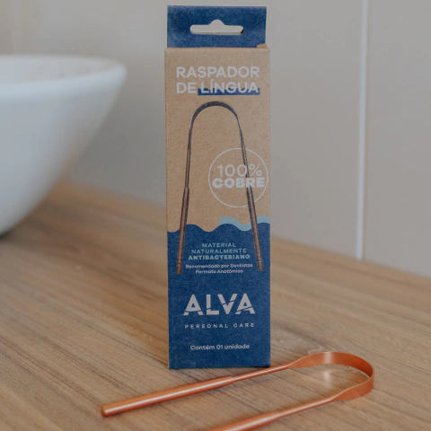 Raspador de Língua – Cobre – Alva