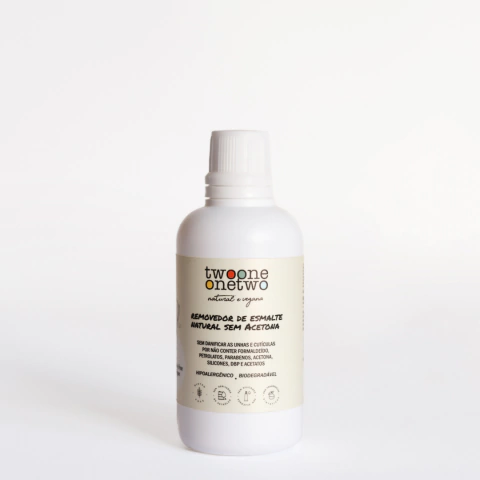 Removedor de Esmalte Sem Acetona - Twoone Onetwo - Natural Vegana -120ml