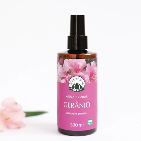 Água floral de Gerânio - todo perfil de pele - Bioessência - 200ml - comprar online