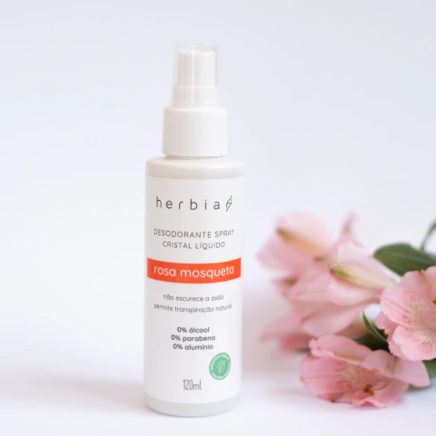 Desodorante natural clareador - Spray - Hérbia - 120ml - comprar online