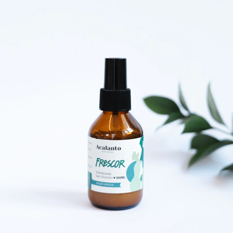 Desodorante natural - Frescor- odor intenso - 100ml - Acalanto Beleza Natural - comprar online