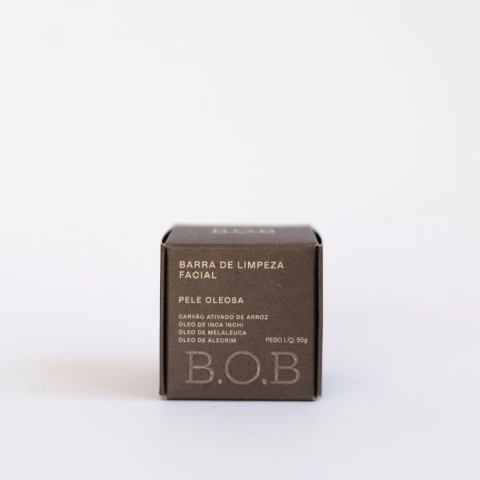 Sabonete facial para peles oleosas - 55g - B.O.B